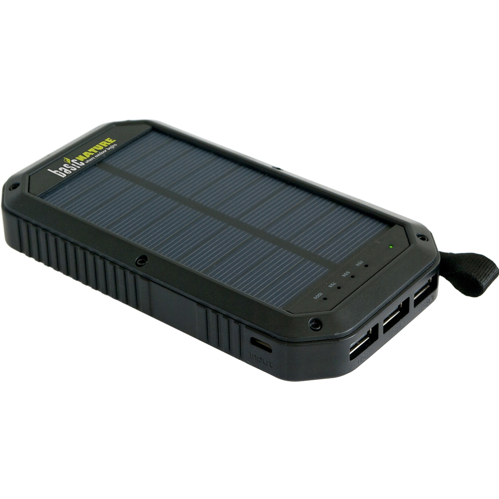 Basic Nature Powerbank 8000mAh Black 180866 energie & electronica online bestellen bij Kathmandu Outdoor & Travel