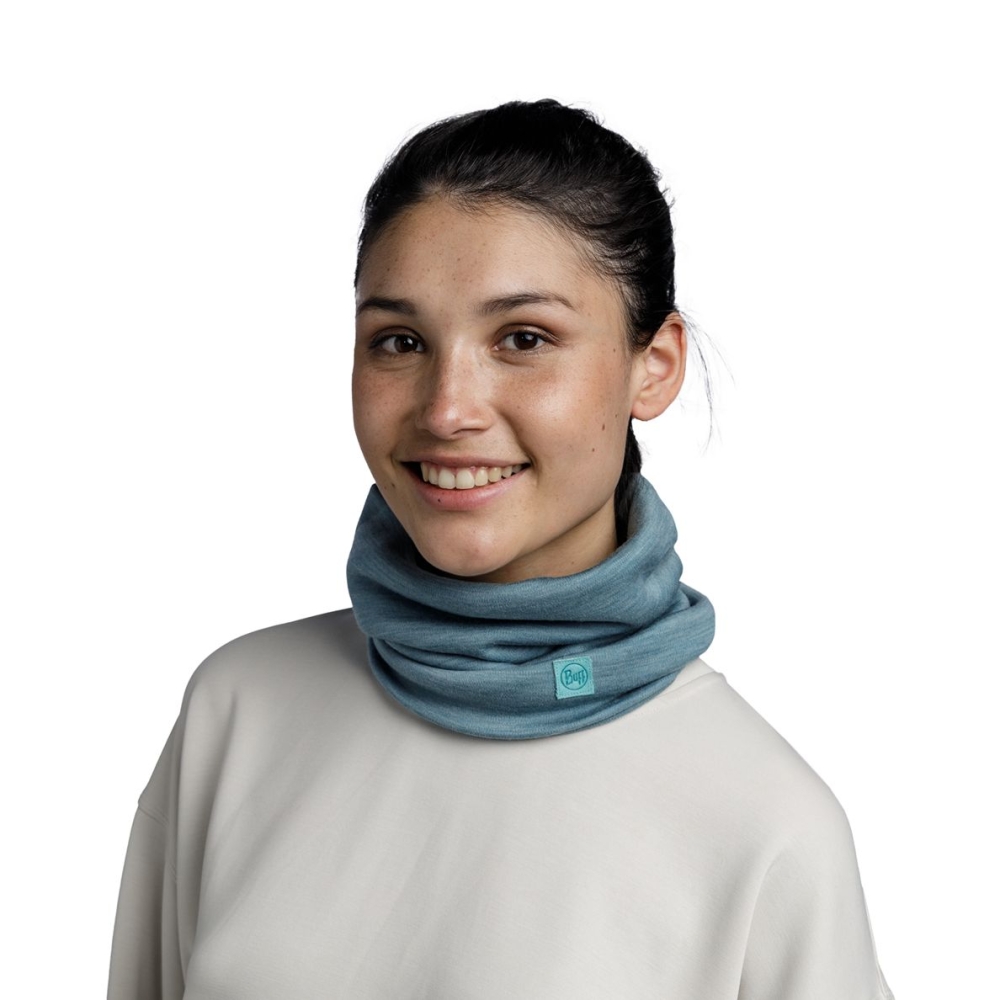 Buff Merino Heavyweight Solid Pool 113018.722.10.00 kleding accessoires online bestellen bij Kathmandu Outdoor & Travel