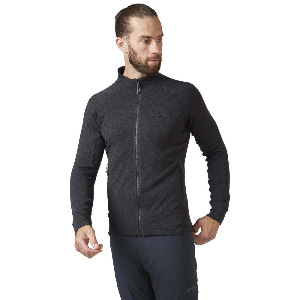 Rab Nexus Jacket Black QFF-72-BLK fleeces en truien online bestellen bij Kathmandu Outdoor & Travel