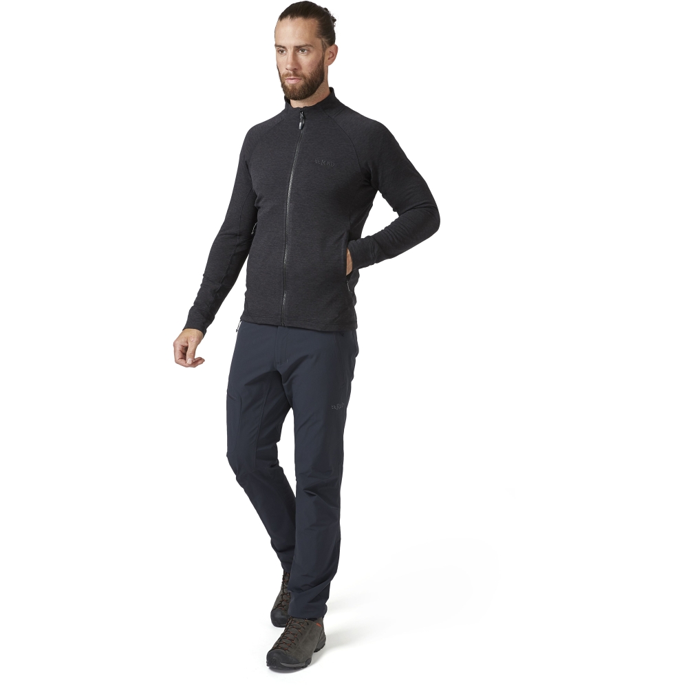 Rab Nexus Jacket Black QFF-72-BLK fleeces en truien online bestellen bij Kathmandu Outdoor & Travel