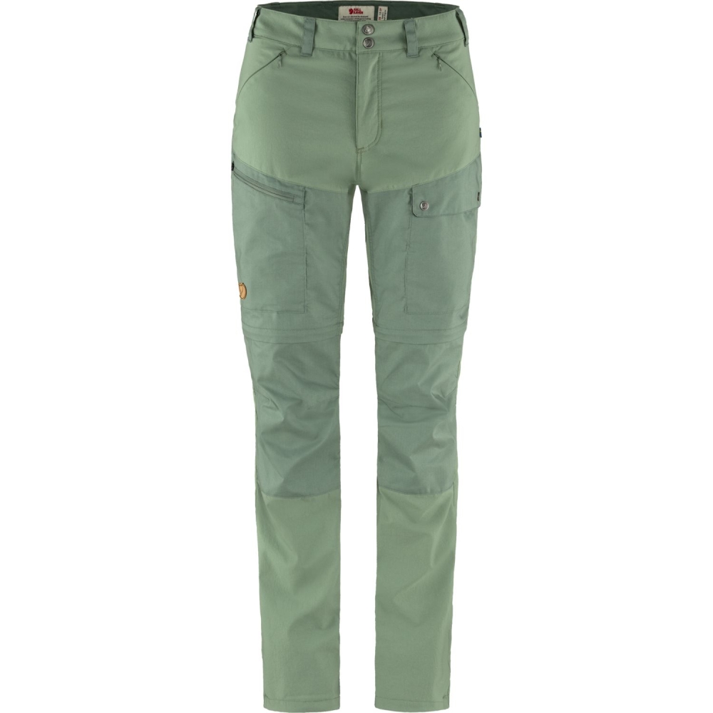 Fjällräven Abisko Midsummer Zip Off Trousers Women's Jade Green-Patina Green 89834-613-614 broeken online bestellen bij Kathmandu Outdoor & Travel