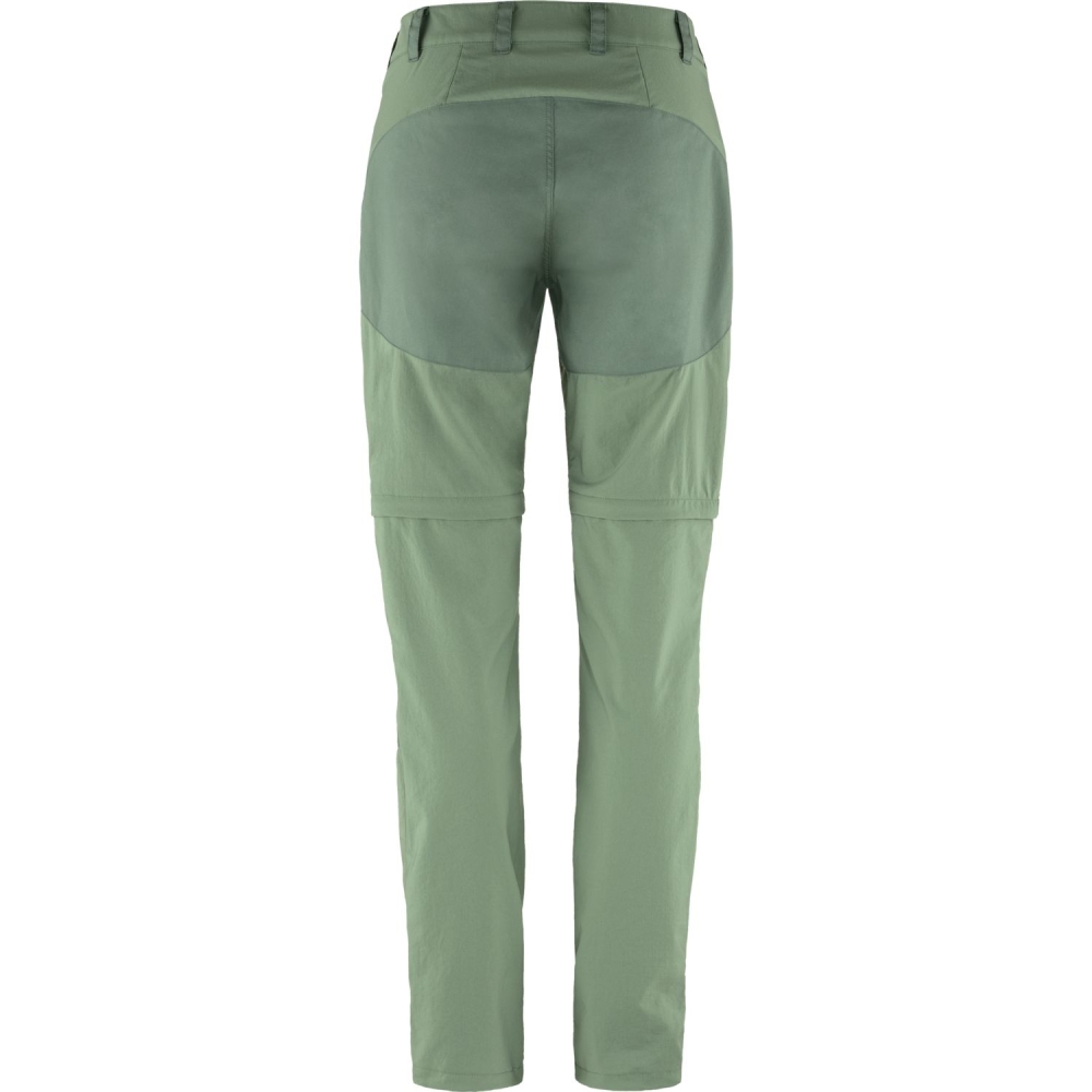 Fjällräven Abisko Midsummer Zip Off Trousers Women's Jade Green-Patina Green 89834-613-614 broeken online bestellen bij Kathmandu Outdoor & Travel