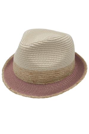 Capo Straw Hat Trilby Malve 3052-061860-22 kleding accessoires online bestellen bij Kathmandu Outdoor & Travel
