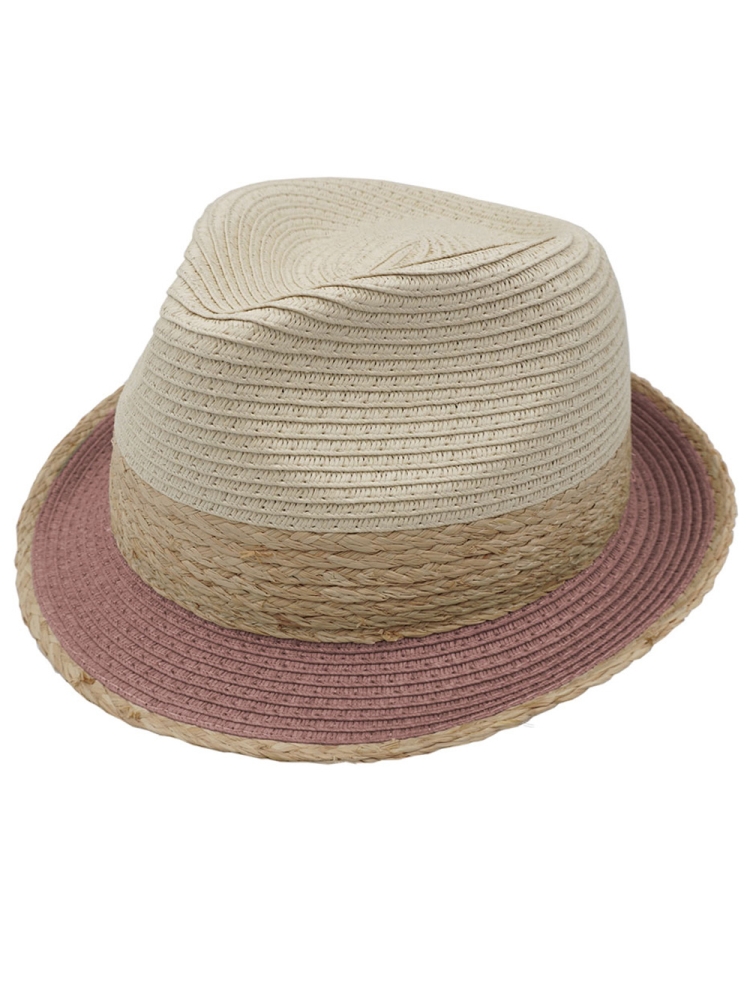 Capo Straw Hat Trilby Malve 3052-061860-22 kleding accessoires online bestellen bij Kathmandu Outdoor & Travel