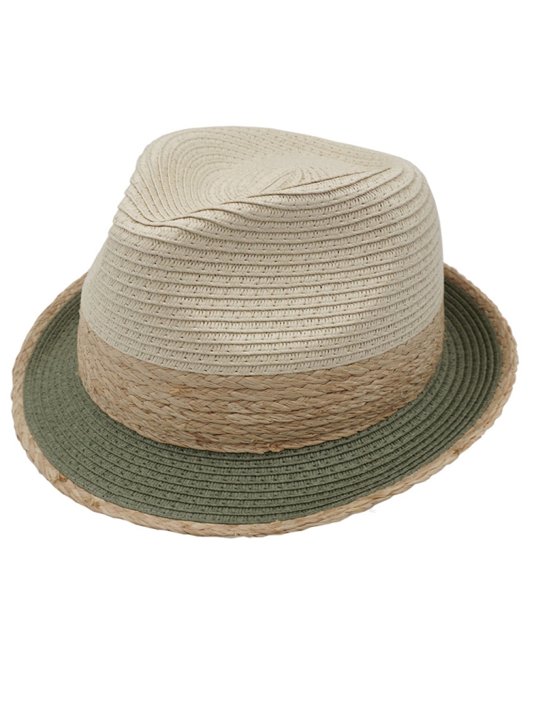 Capo Straw Hat Trilby Leaf Green 30523-061860-62 kleding accessoires online bestellen bij Kathmandu Outdoor & Travel