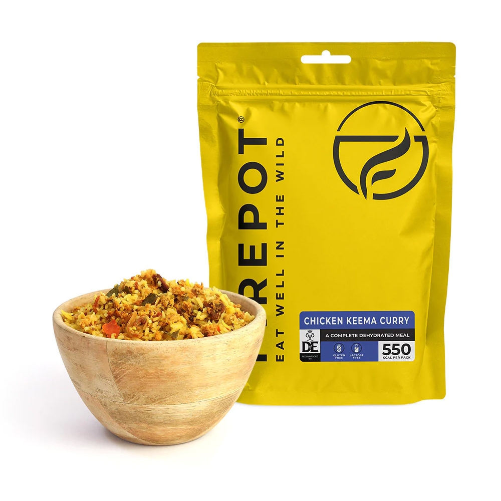 Firepot Chicken Keema Curry Regular Geel FPMEAT:13GOL:Regular maaltijden en voedsel online bestellen bij Kathmandu Outdoor & Travel