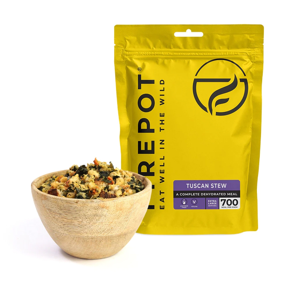 Firepot Tuscan Stew Extra Large Geel FPVEGANXL:15OVL:Extr maaltijden en voedsel online bestellen bij Kathmandu Outdoor & Travel