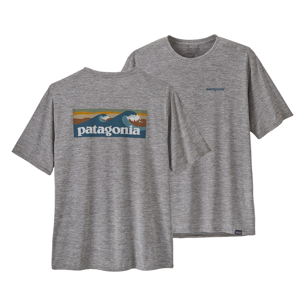 Patagonia Cap Cool Daily Graphic Shirt - Waters Boardshort Logo Abalone Blue:  45355-BLAF shirts en tops online bestellen bij Kathmandu Outdoor & Travel