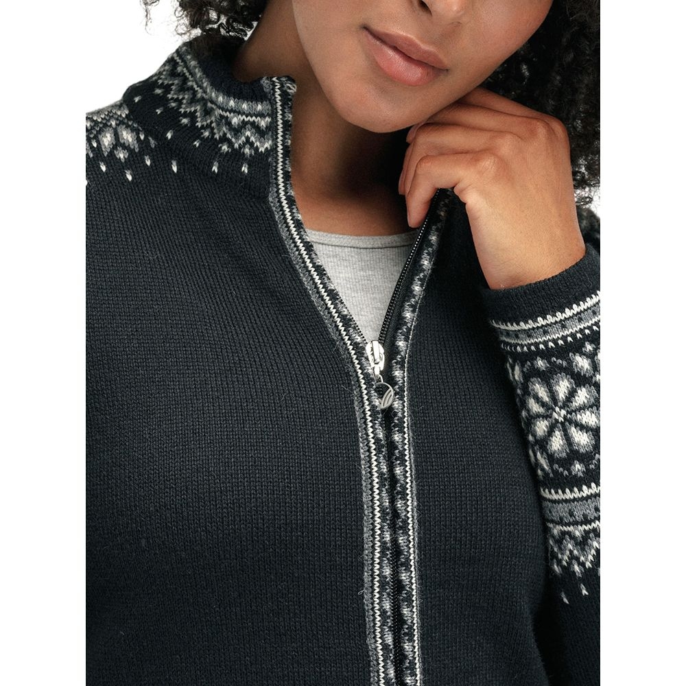 Dale 140th Anniversary Jacket Women's Black Offwhite Smoke 83481-F fleeces en truien online bestellen bij Kathmandu Outdoor & Travel