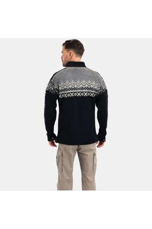 Dale 140th Anniversary Masc Sweater Black Smoke Offwhite 93951-F fleeces en truien online bestellen bij Kathmandu Outdoor & Travel