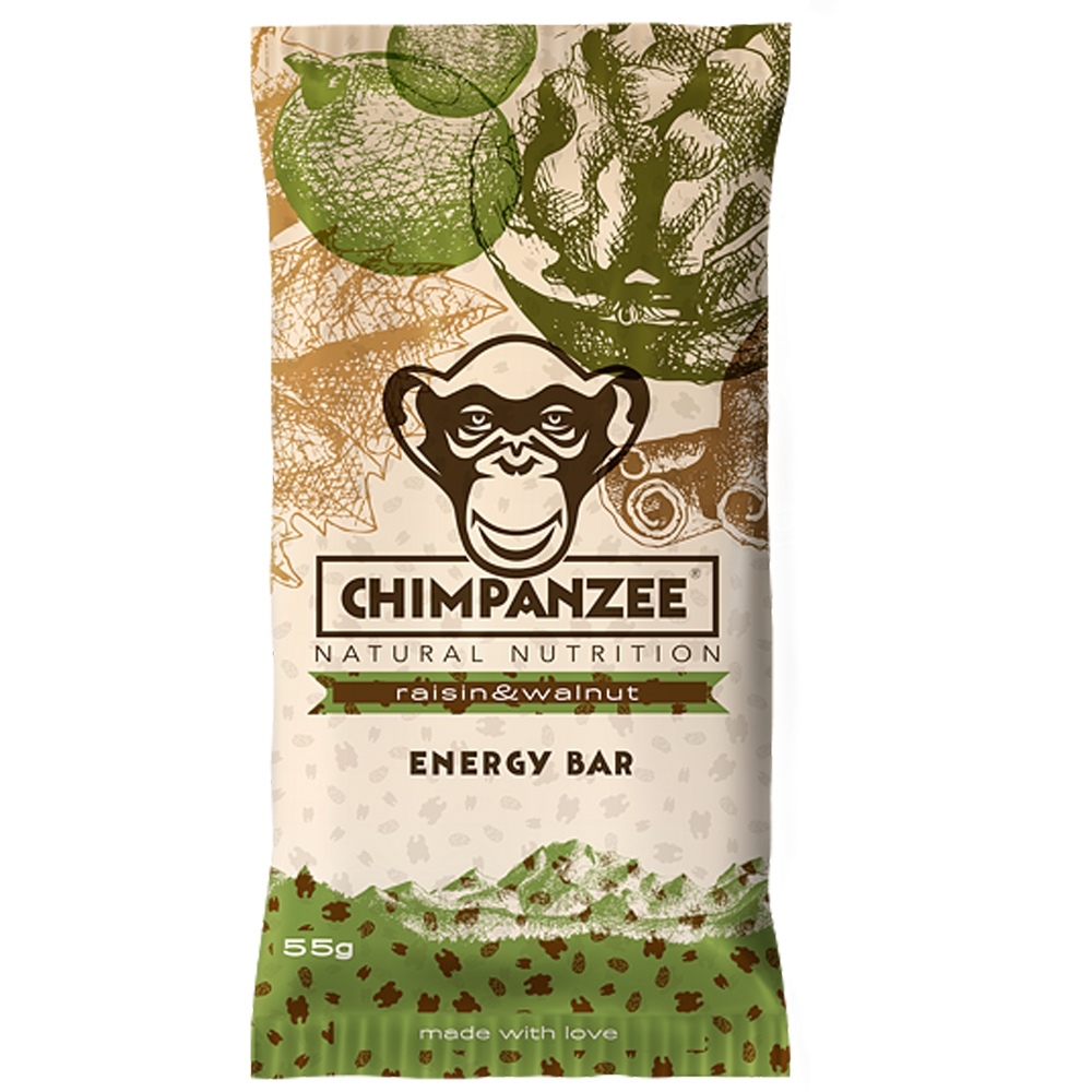 Chimpanzee Energy Bar Raisin and Walnut   CH100002E maaltijden en voedsel online bestellen bij Kathmandu Outdoor & Travel