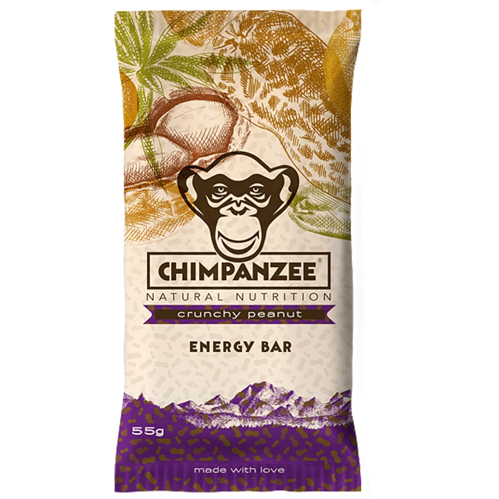 Chimpanzee Energy Bar Crunchy Peanut   CH100031E maaltijden en voedsel online bestellen bij Kathmandu Outdoor & Travel