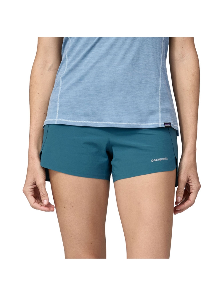 Patagonia Strider Pro Shorts - 3 1/2 in. Women's Wavy Blue 24658-WAVB broeken online bestellen bij Kathmandu Outdoor & Travel