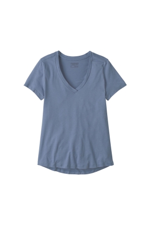 Patagonia Side Current Tee Women's Light Plume Grey 52425-LTPG shirts en tops online bestellen bij Kathmandu Outdoor & Travel