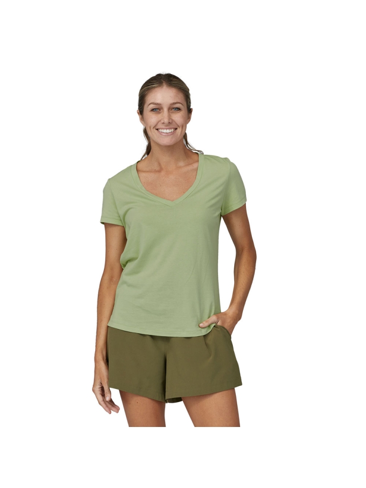 Patagonia Side Current Tee Women's Salvia Green 52425-SLVG shirts en tops online bestellen bij Kathmandu Outdoor & Travel