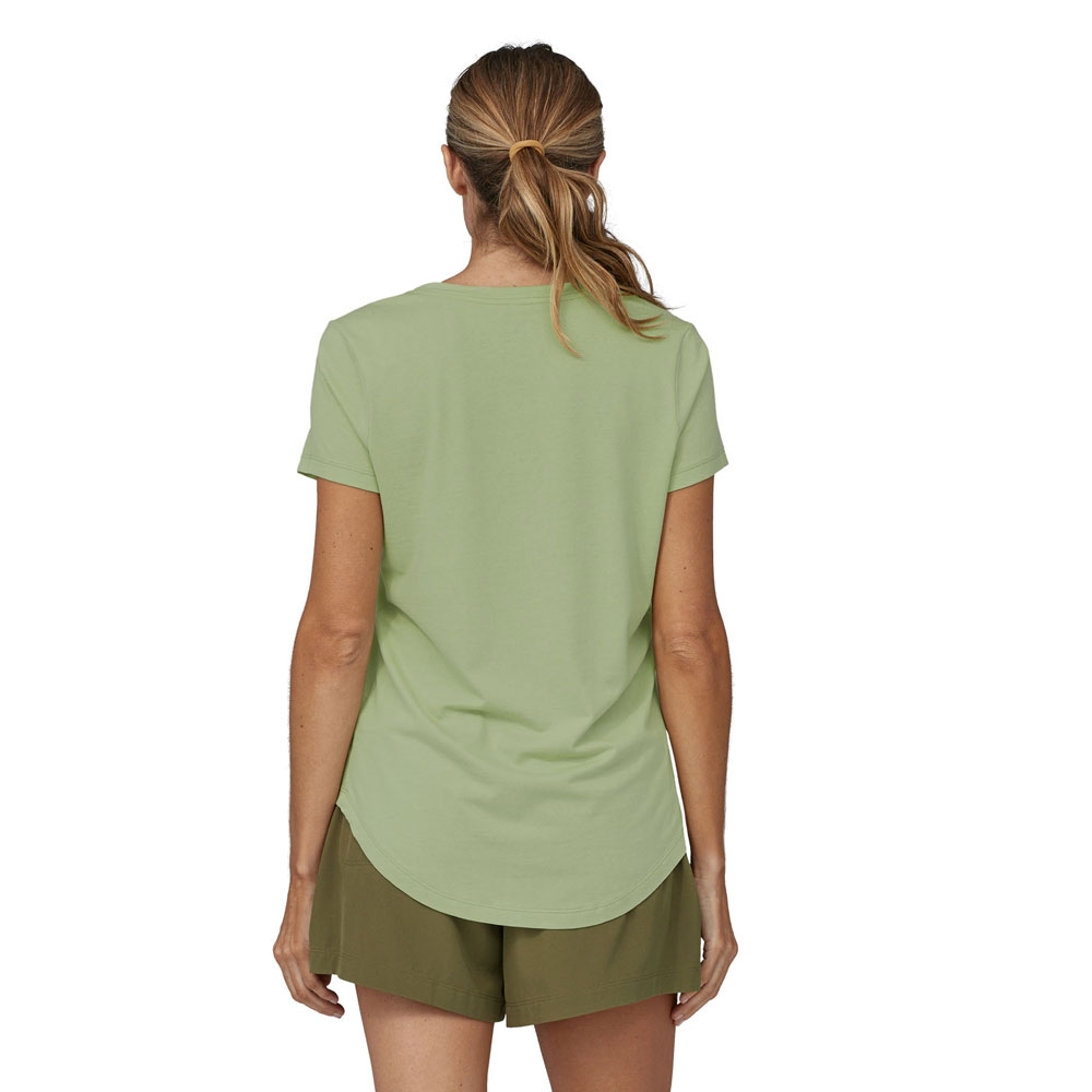 Patagonia Side Current Tee Women's Salvia Green 52425-SLVG shirts en tops online bestellen bij Kathmandu Outdoor & Travel