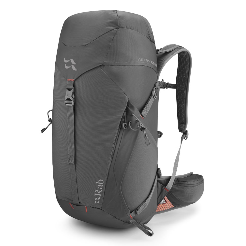 Rab Aeon ND33 Anthracite QAP-08-ANT-33 dagrugzakken online bestellen bij Kathmandu Outdoor & Travel