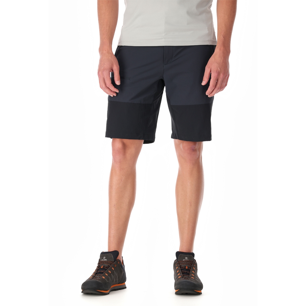Rab Torque Mountain Shorts- 10 Beluga/Black QFU-92-BLB broeken online bestellen bij Kathmandu Outdoor & Travel