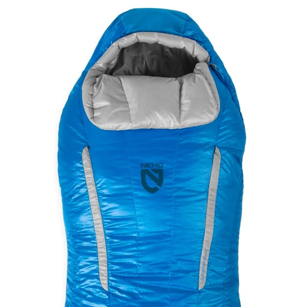 Nemo Disco Mens 30 Long Brilliant Blue 8116.66035721 slaapzakken online bestellen bij Kathmandu Outdoor & Travel