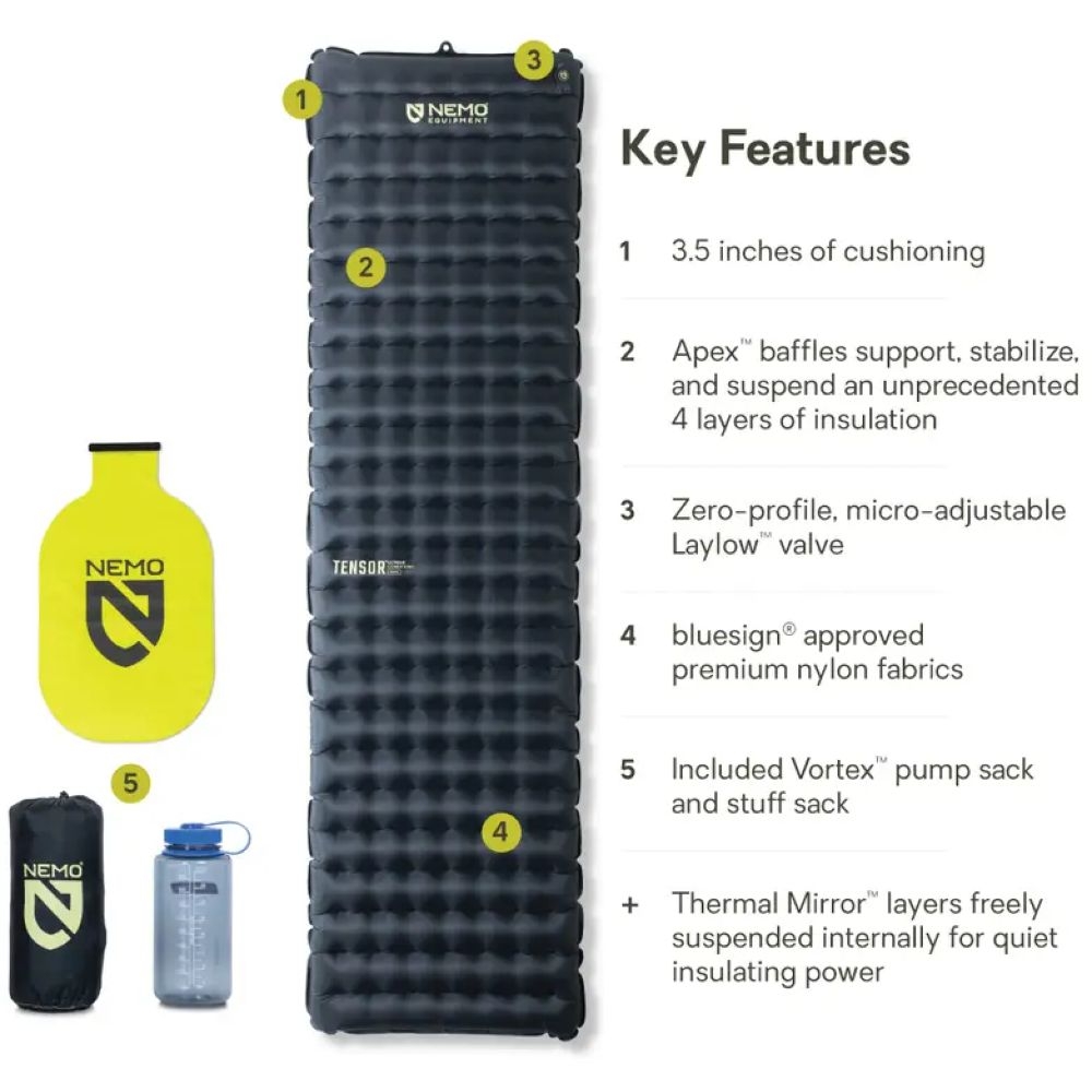 Nemo Tensor Extreme Conditions Regular   8116.66035028 slaapmatjes online bestellen bij Kathmandu Outdoor & Travel