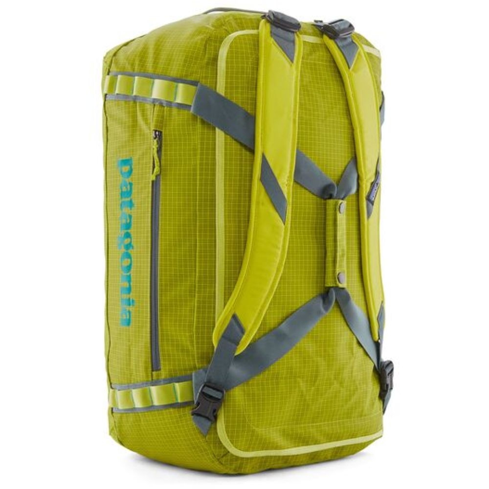 Patagonia Black Hole Duffel 55L Phosphorus Green 49343-PHGN duffels online bestellen bij Kathmandu Outdoor & Travel