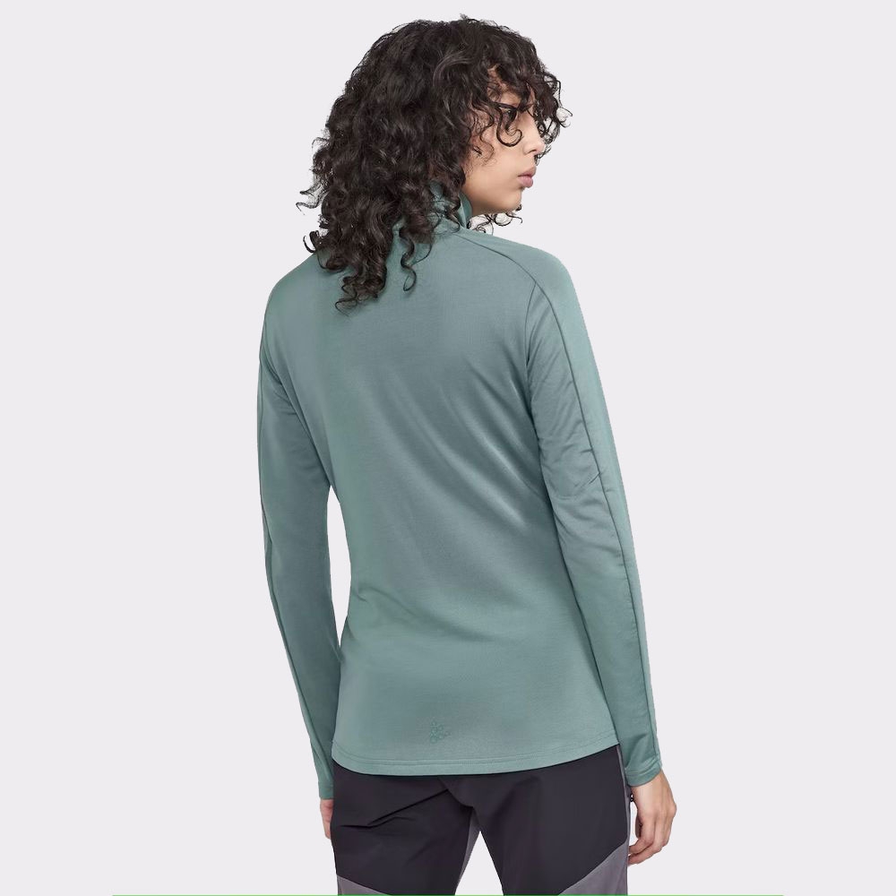 Craft Core Gain Midlayer Women's Thyme 1909497-626000 shirts en tops online bestellen bij Kathmandu Outdoor & Travel
