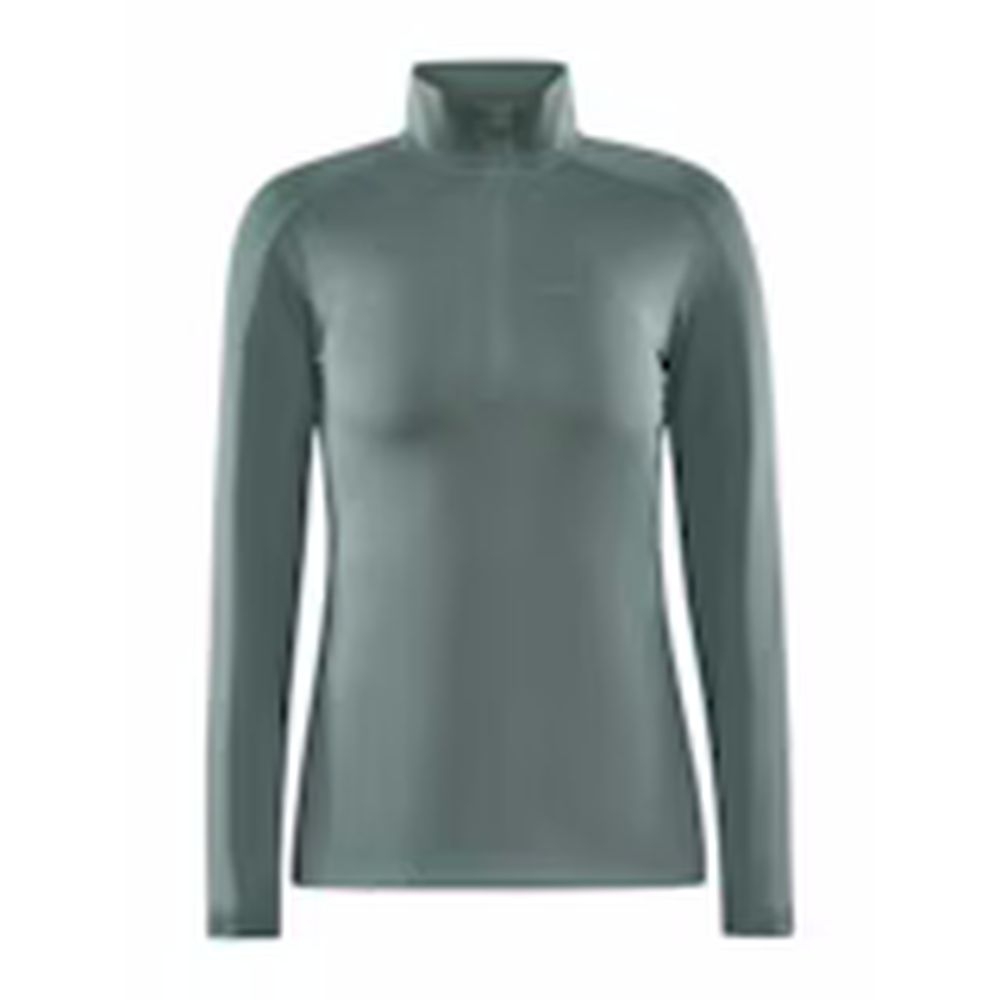 Craft Core Gain Midlayer Women's Thyme 1909497-626000 shirts en tops online bestellen bij Kathmandu Outdoor & Travel