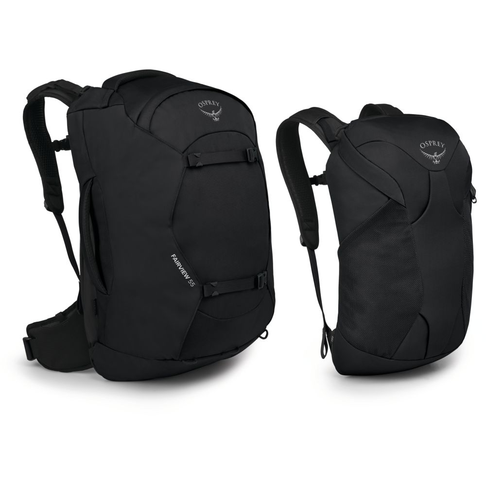 Osprey Fairview 55 Women's Black 10003325 reistassen online bestellen bij Kathmandu Outdoor & Travel