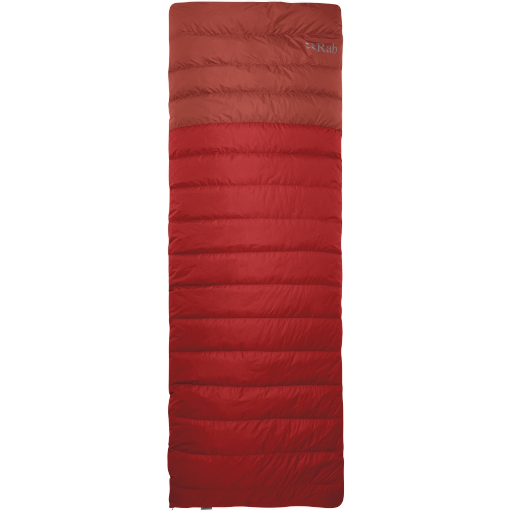 Rab Outpost 700 Tuscan Red/Dark Horizon QSD-20-TUD slaapzakken online bestellen bij Kathmandu Outdoor & Travel