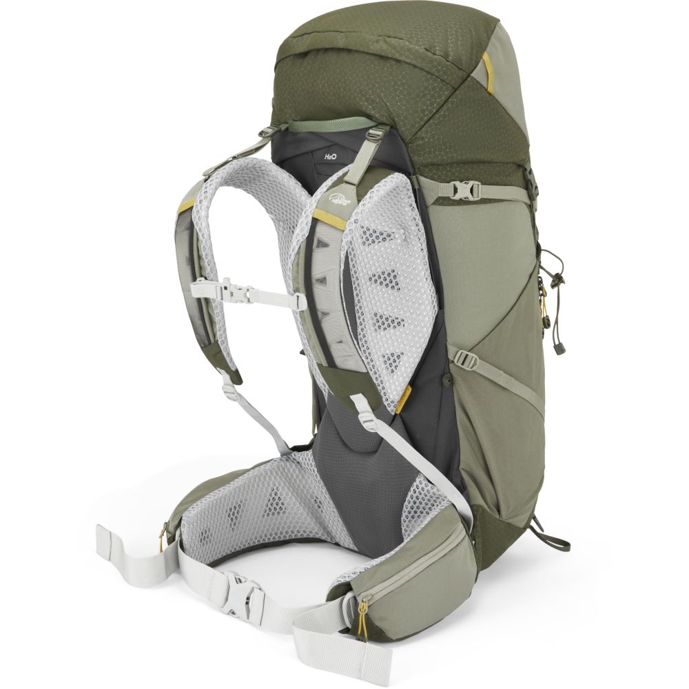 Lowe Alpine Yacuri 48 Army/Stone FMQ-56-ARS dagrugzakken online bestellen bij Kathmandu Outdoor & Travel