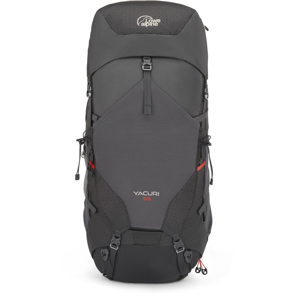 Lowe Alpine Yacuri 55 Anthracite/Graphene FMQ-57-AGR trekkingrugzakken online bestellen bij Kathmandu Outdoor & Travel
