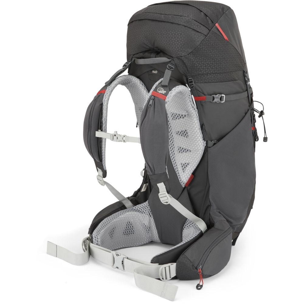 Lowe Alpine Yacuri 55 Anthracite/Graphene FMQ-57-AGR trekkingrugzakken online bestellen bij Kathmandu Outdoor & Travel
