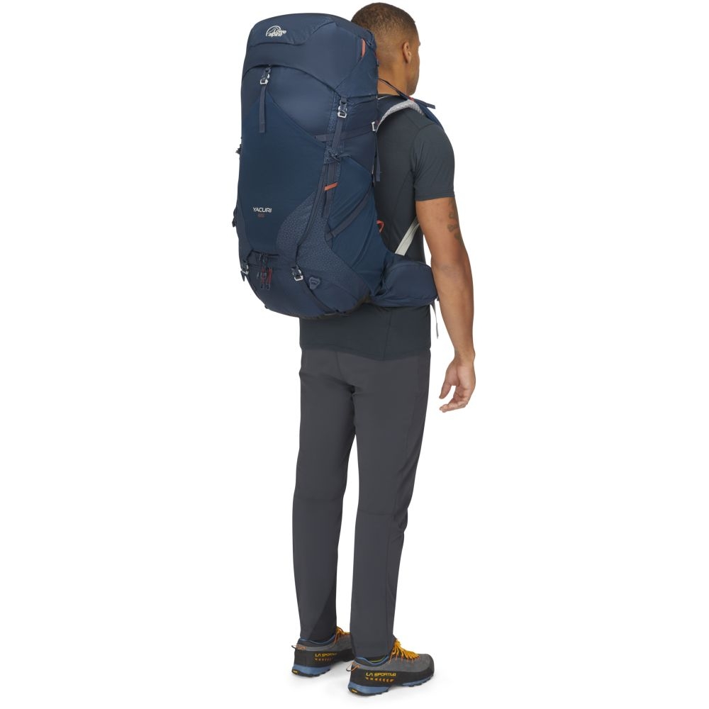 Lowe Alpine Yacuri 65 Tempest Blue FMQ-58-TMB trekkingrugzakken online bestellen bij Kathmandu Outdoor & Travel