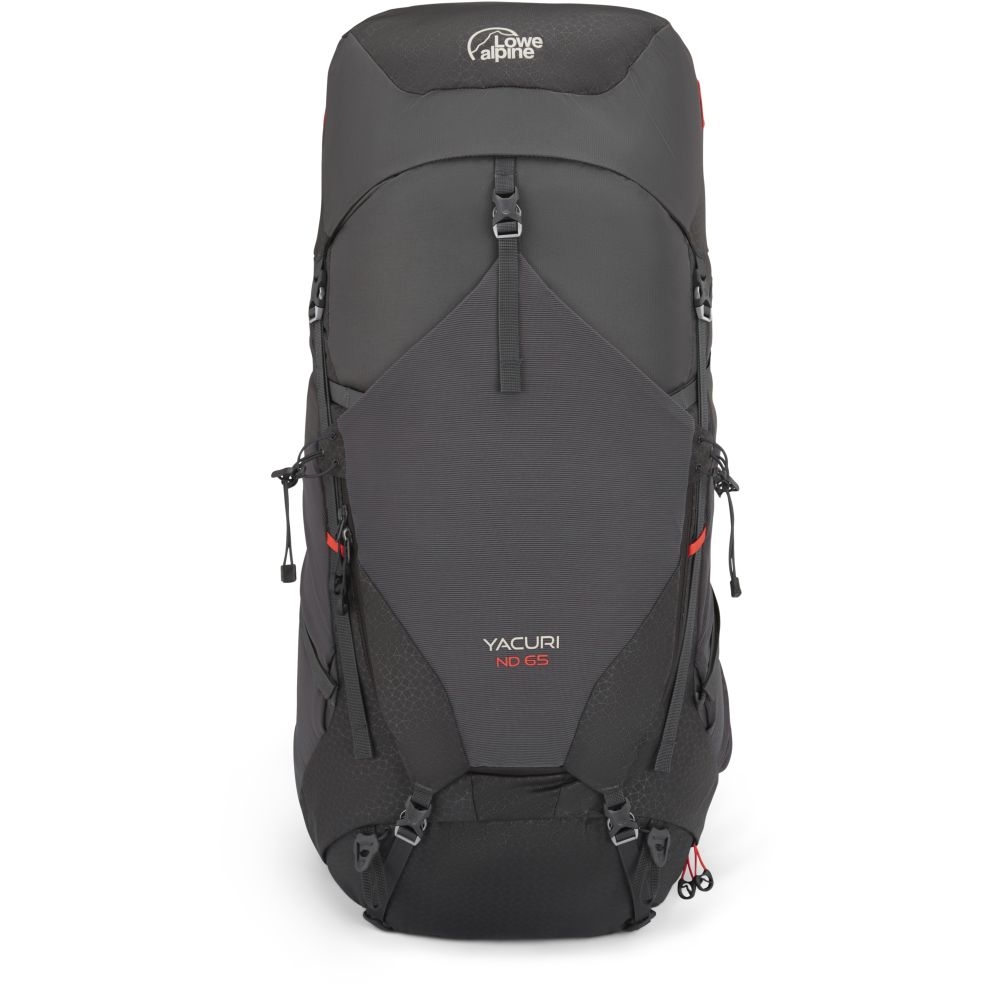 Lowe Alpine Yacuri ND65 Anthracite/Graphene FMQ-61-AGR trekkingrugzakken online bestellen bij Kathmandu Outdoor & Travel