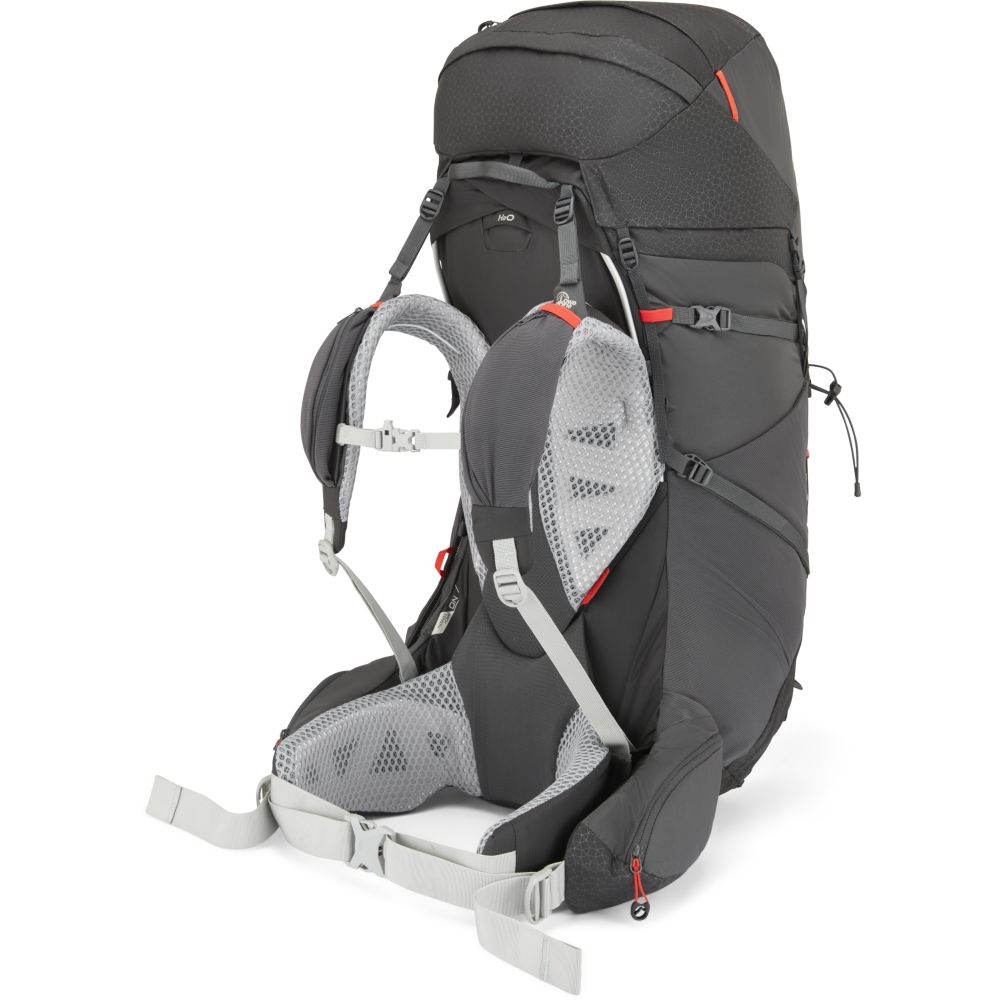 Lowe Alpine Yacuri ND65 Anthracite/Graphene FMQ-61-AGR trekkingrugzakken online bestellen bij Kathmandu Outdoor & Travel