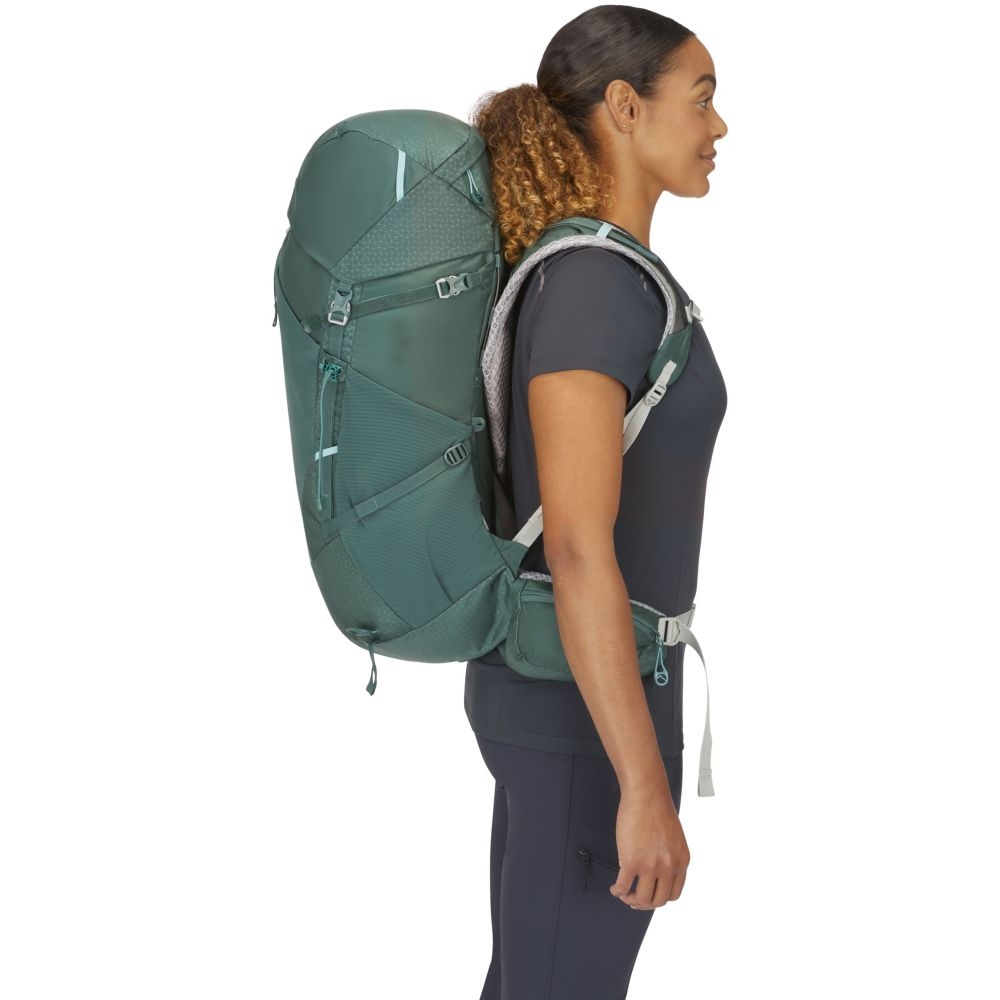 Lowe Alpine Yacuri ND38 Green Slate FMQ-63-GNS-SMD dagrugzakken online bestellen bij Kathmandu Outdoor & Travel