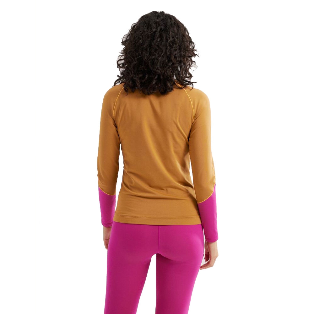 Arc'teryx Rho LS Crew Women's Yukon/Amaranthus/Edziza 7354-Yukon/Amaranthu shirts en tops online bestellen bij Kathmandu Outdoor & Travel