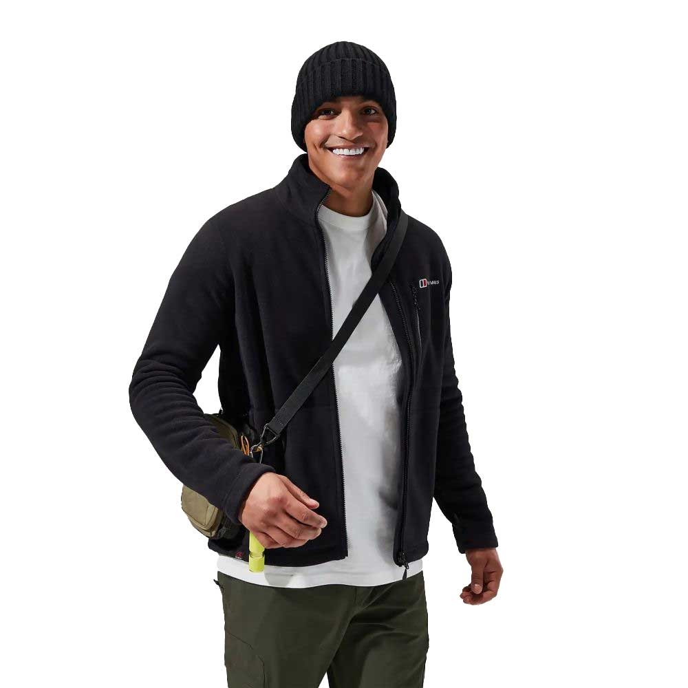 Berghaus Activity Fleece Jacket Black/black 4-22250-BP6 fleeces en truien online bestellen bij Kathmandu Outdoor & Travel