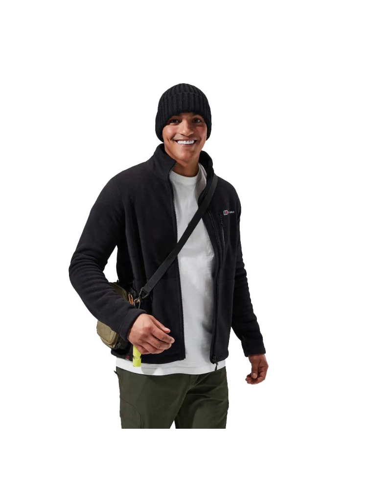 Berghaus Activity Fleece Jacket Black/black 4-22250-BP6 fleeces en truien online bestellen bij Kathmandu Outdoor & Travel