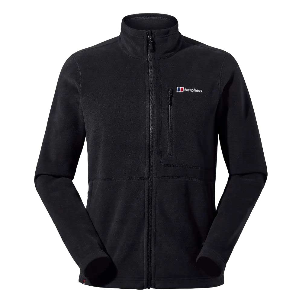 Berghaus Activity Fleece Jacket Black/black 4-22250-BP6 fleeces en truien online bestellen bij Kathmandu Outdoor & Travel