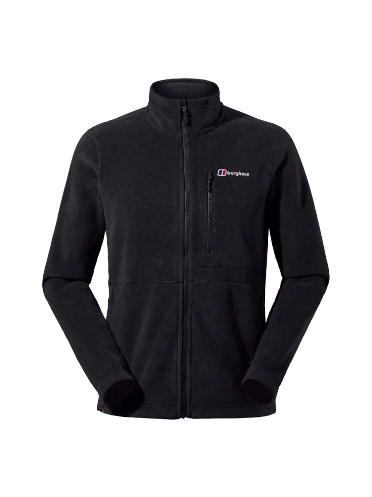 Berghaus Activity Fleece Jacket Black/black 4-22250-BP6 fleeces en truien online bestellen bij Kathmandu Outdoor & Travel