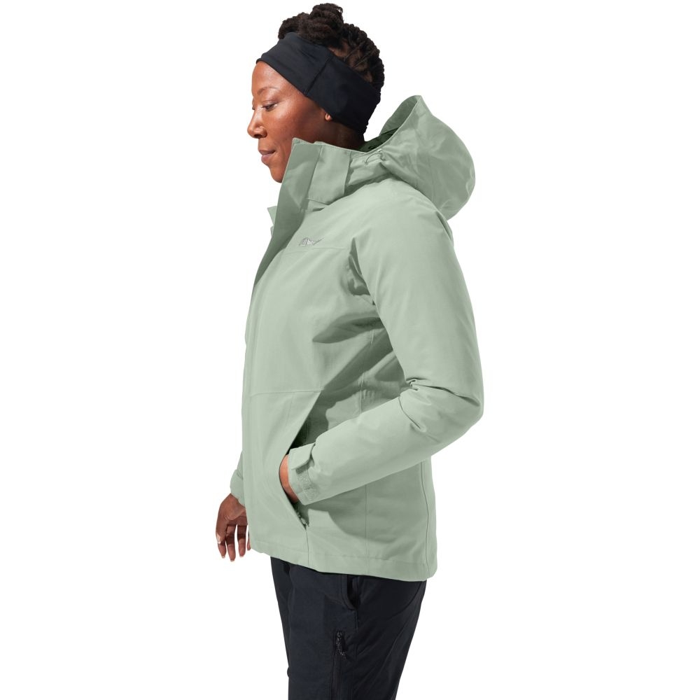 Berghaus Hillwalker Jacket Women's Green salt 4-22245KL7 jassen online bestellen bij Kathmandu Outdoor & Travel