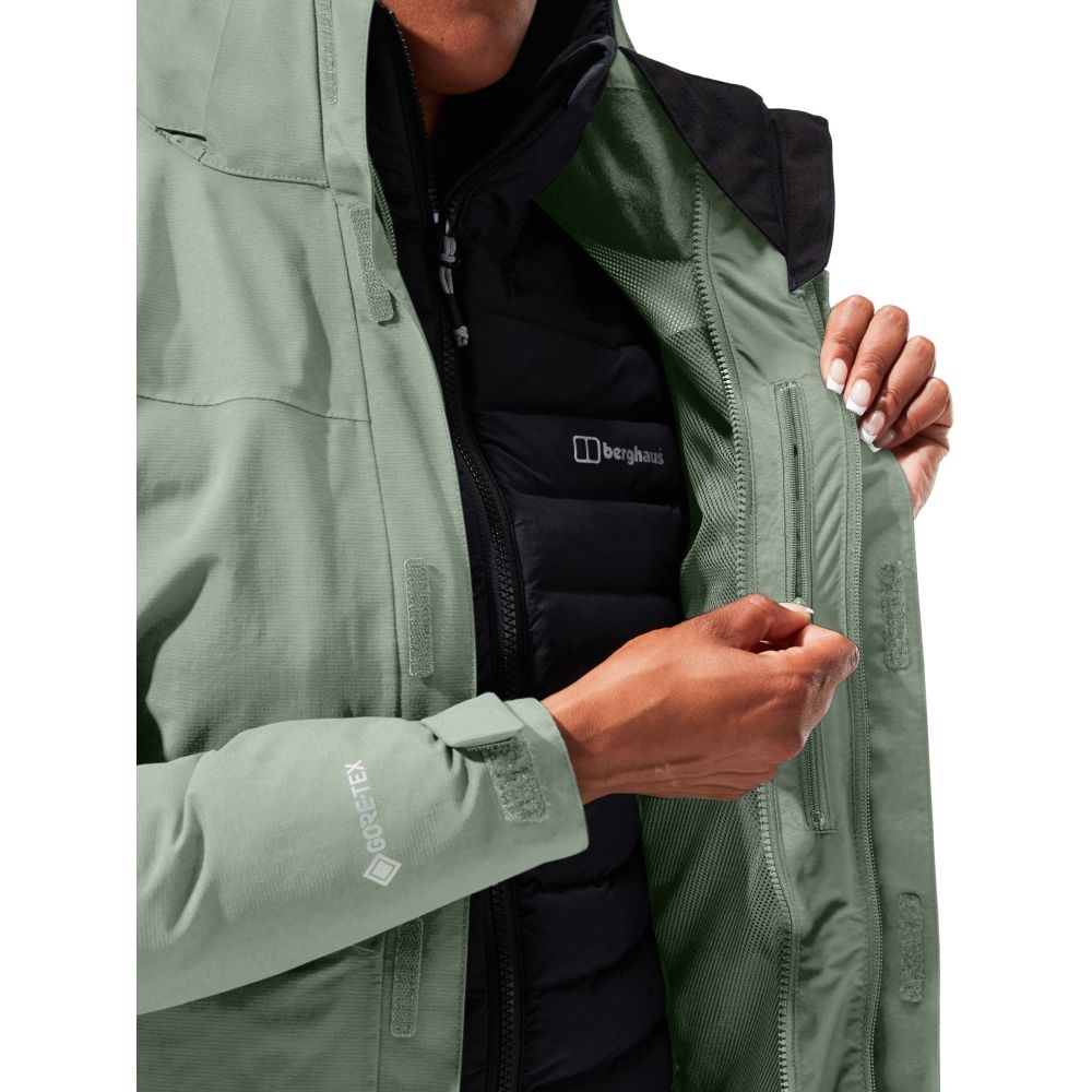 Berghaus Hillwalker Jacket Women's Green salt 4-22245KL7 jassen online bestellen bij Kathmandu Outdoor & Travel