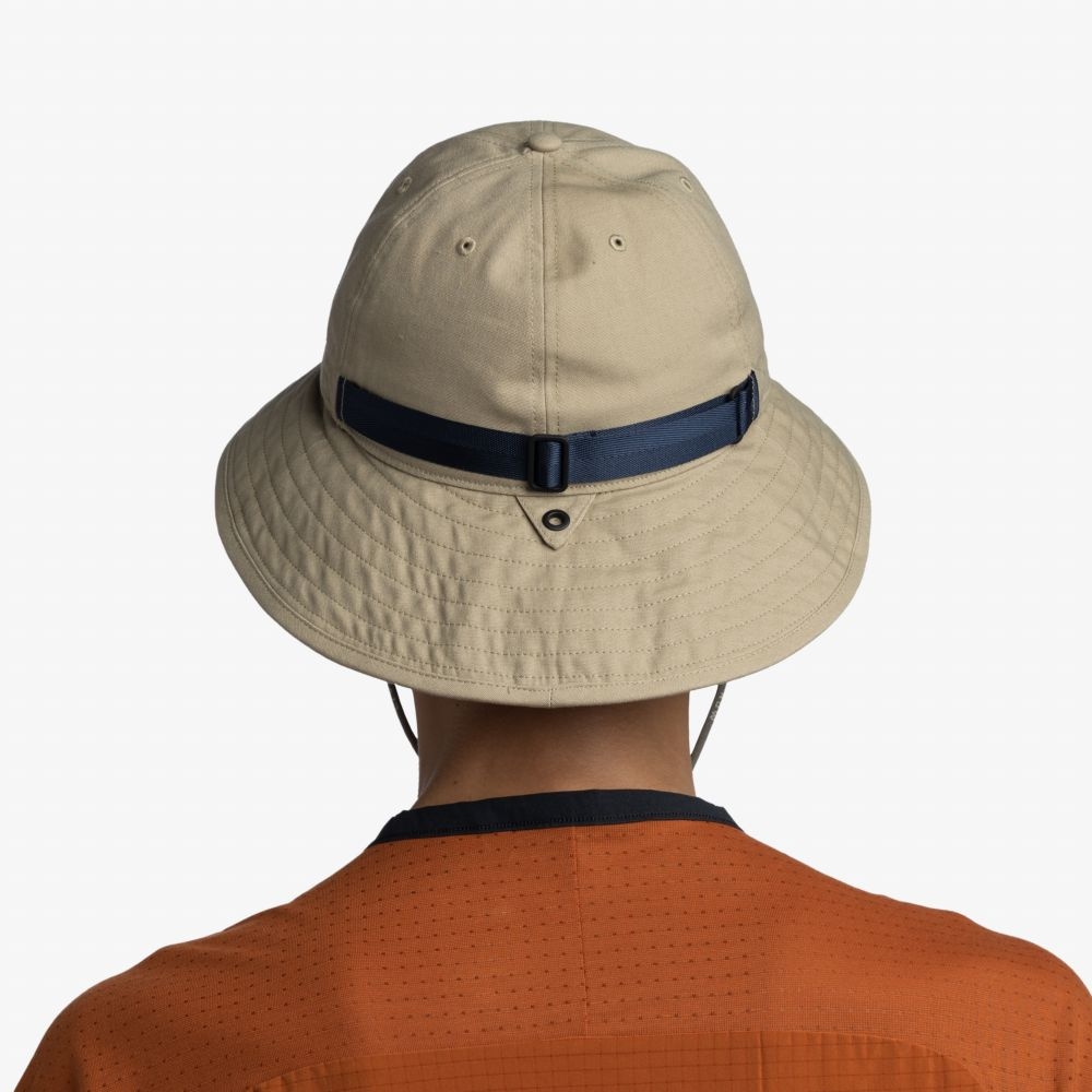Buff BUFF® Nmad Bucket Hat Y Ste Sand 133563.302.20.00 kleding accessoires online bestellen bij Kathmandu Outdoor & Travel