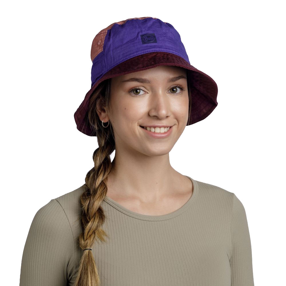 Buff BUFF® Sun Bucket Hat Hak Purple 125445.605.30.00 kleding accessoires online bestellen bij Kathmandu Outdoor & Travel