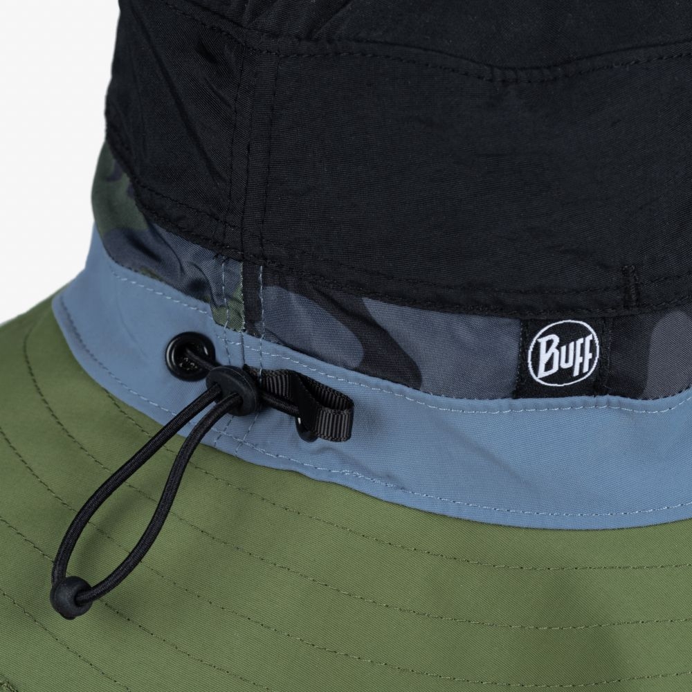 Buff BUFF® Explore Booney Hat  Enob Forest 133571.809.20.00 kleding accessoires online bestellen bij Kathmandu Outdoor & Travel
