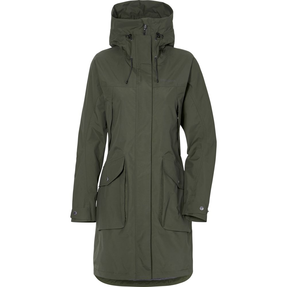 Didriksons Thelma Parka 10 Women's Deep Green 504812-300 jassen online bestellen bij Kathmandu Outdoor & Travel
