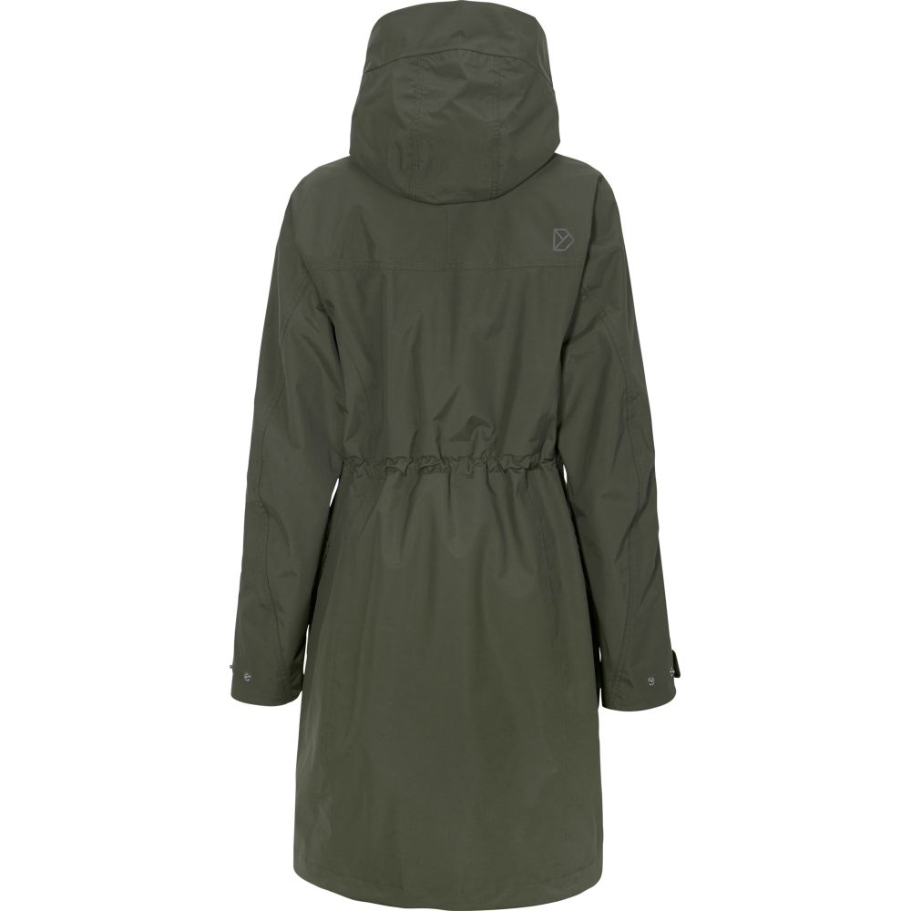 Didriksons Thelma Parka 10 Women's Deep Green 504812-300 jassen online bestellen bij Kathmandu Outdoor & Travel