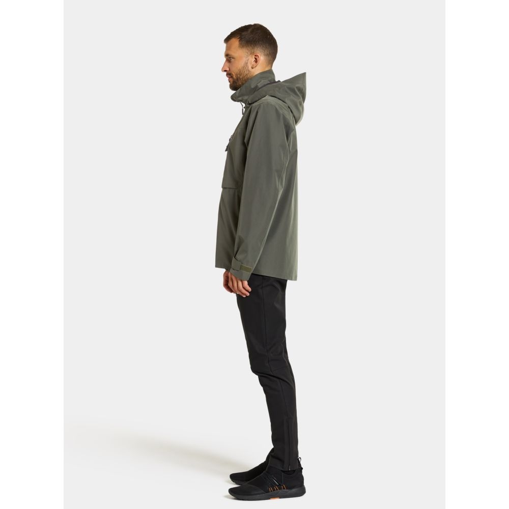 Didriksons Aston USX Jacket 5 Deep Green 505248-300 jassen online bestellen bij Kathmandu Outdoor & Travel
