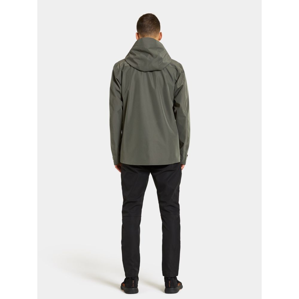 Didriksons Aston USX Jacket 5 Deep Green 505248-300 jassen online bestellen bij Kathmandu Outdoor & Travel